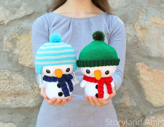 Christmas snowman Crochet pattern
