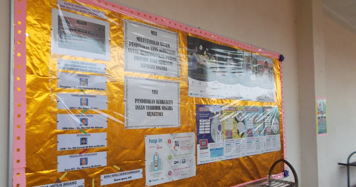 Contoh Papan Kenyataan Yang Menarik / Baik karena sudah