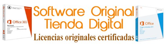 "Software Original Tienda Digital"