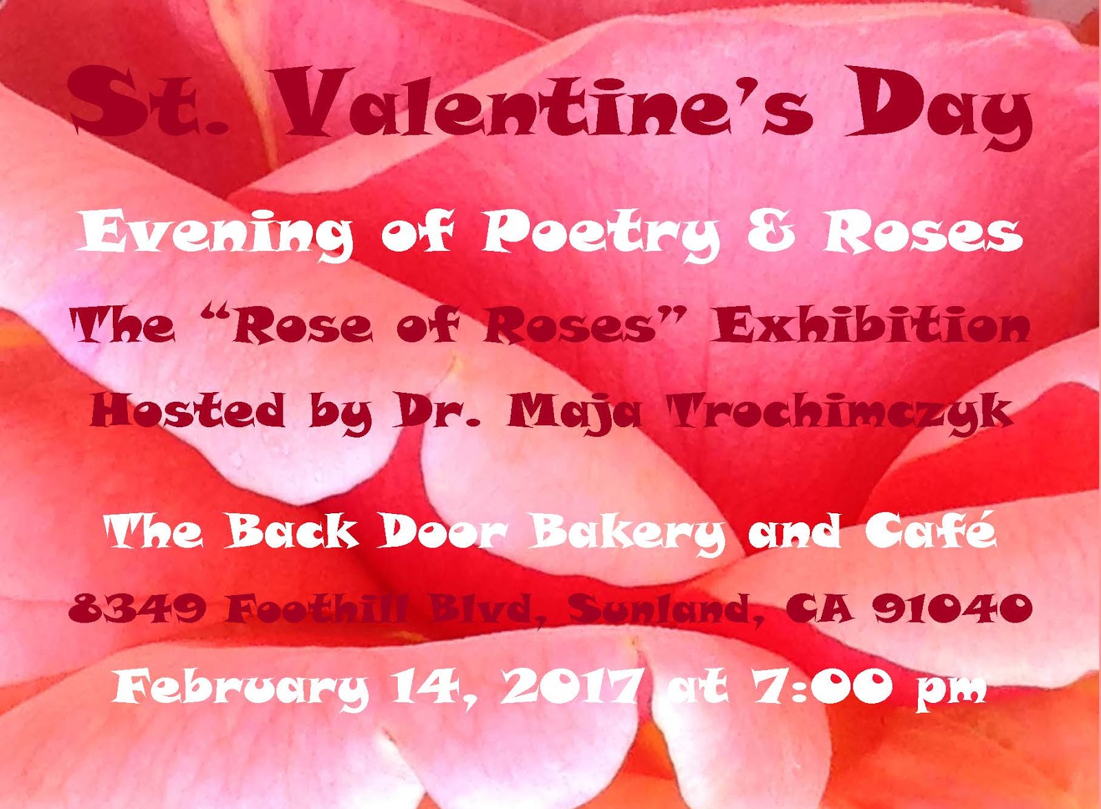 Moonrise Press Rose Of Roses Exhibition And Poetry Readings