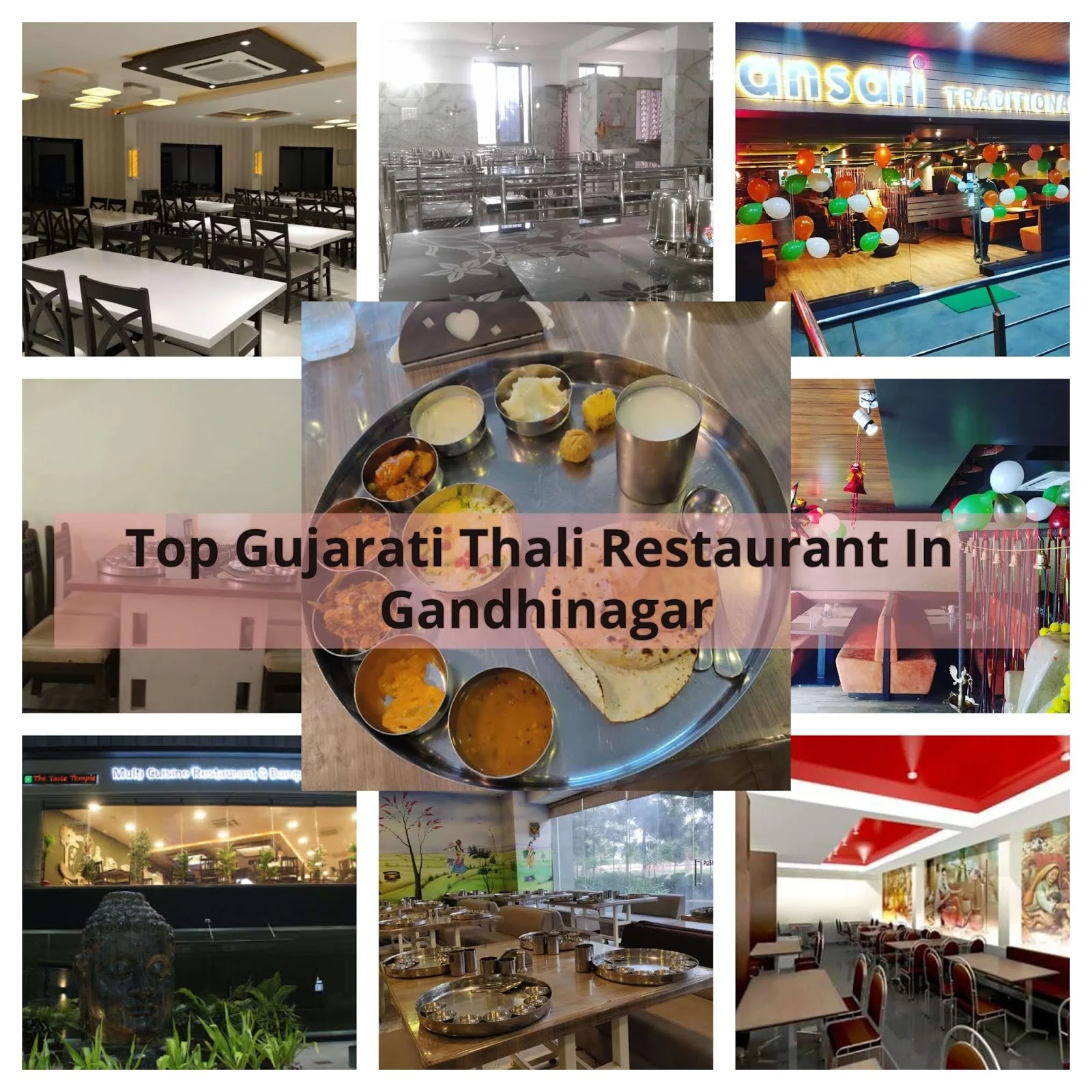 Top 10+ Gujarati Thali Restaurant In Gandhinagar, Gujarat Amazing