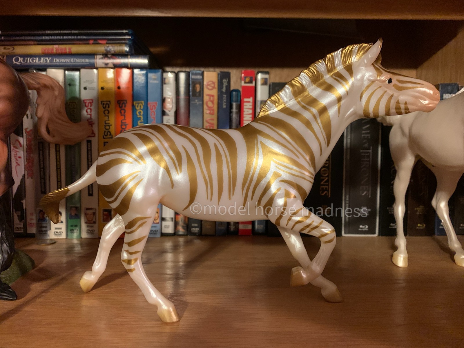 Model Horse Madness: My last Christmas Candy zebra came!