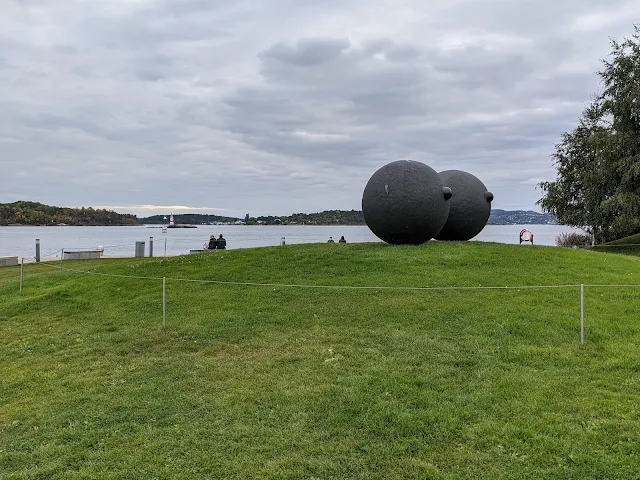 Art in Tjuvholmen on an Oslo Itinerary