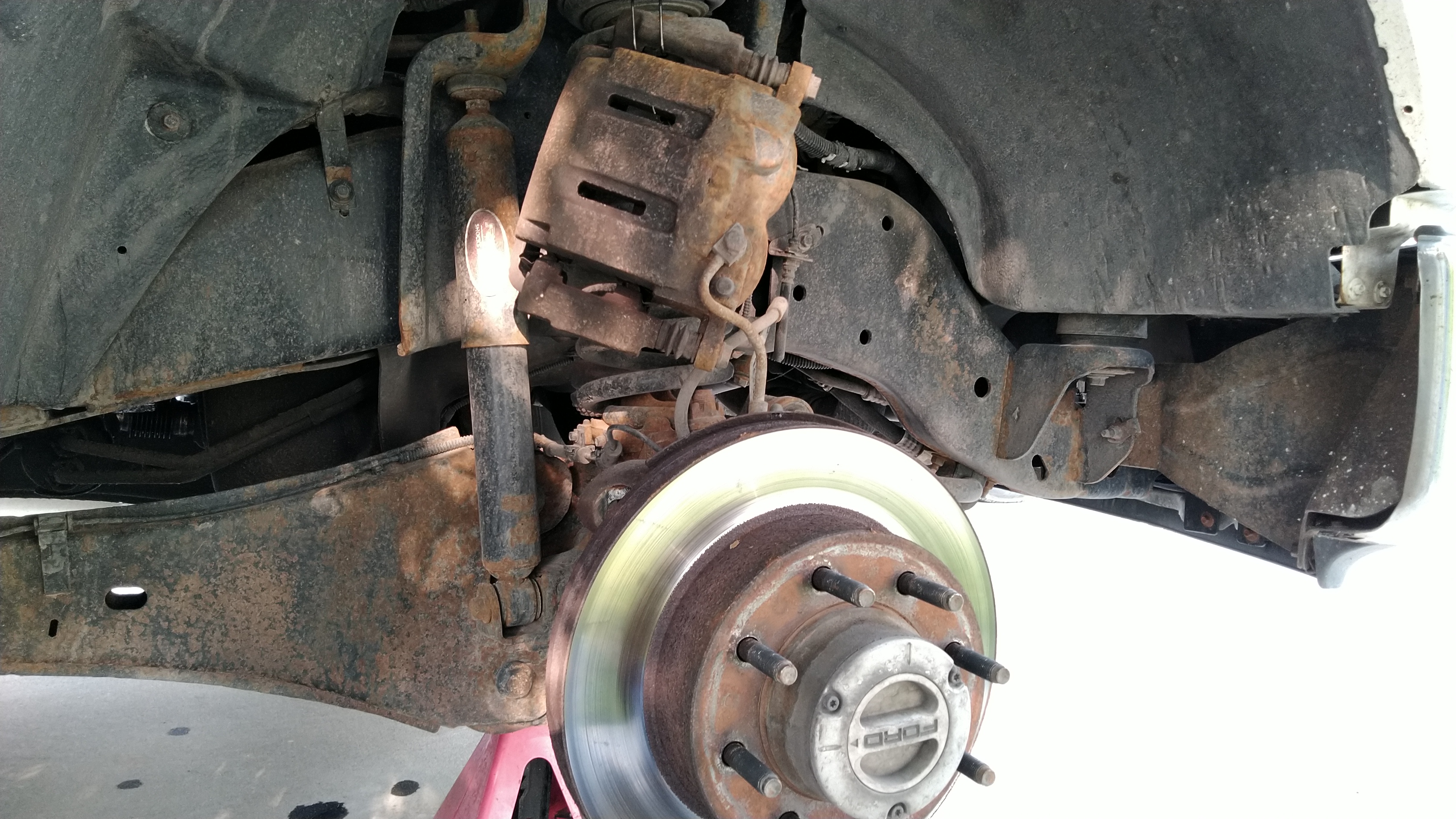 Provident Engineering Front Axle Ujoint Replacement on a 2008 F250