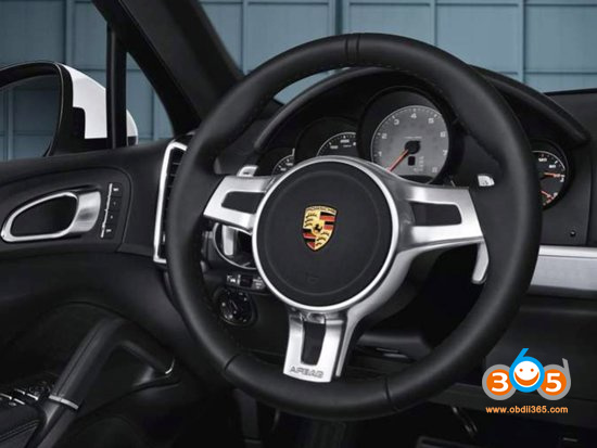 2011 Cayenne S MF Steering Wheel Coding with Launch X431 V+ 1