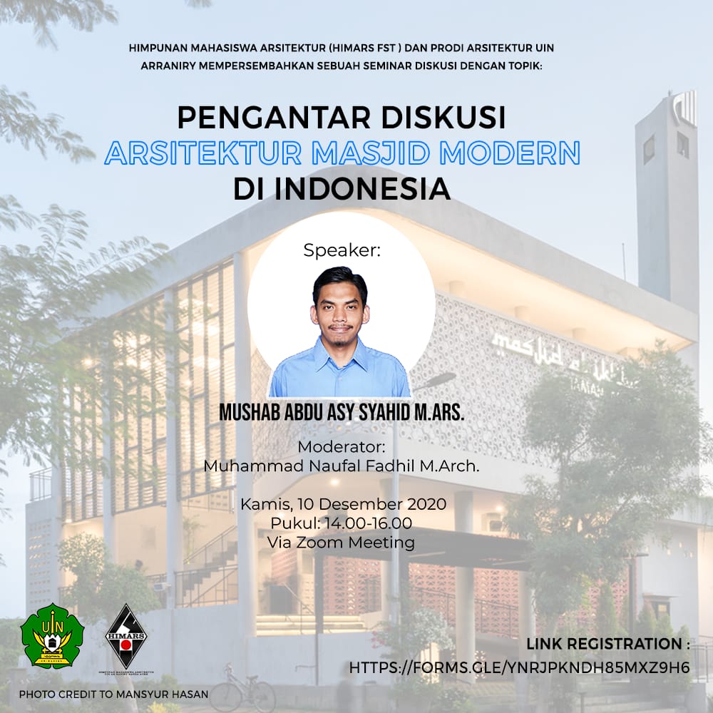 Kuliah Umum Arsitektur Masjid Modern di Indonesia Prodi Arsitektur