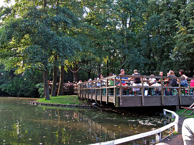 The Cafe am Neuen See in the Große Tiergarten