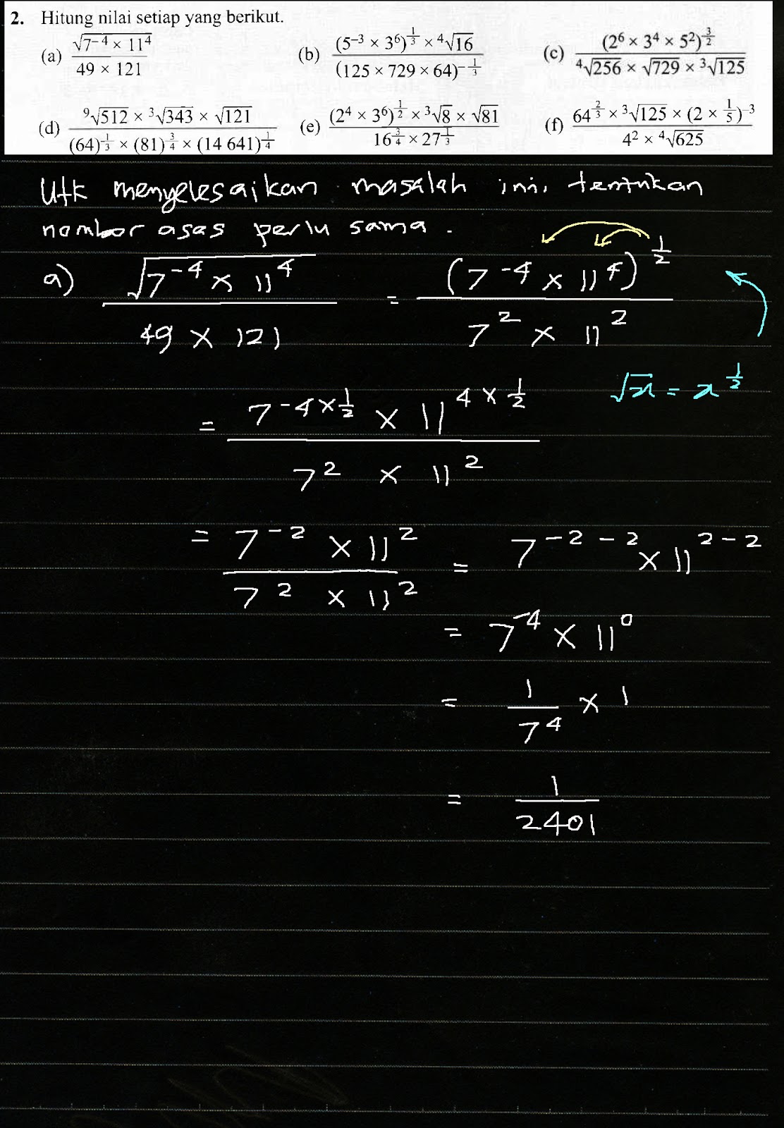 Soalan matematik tingkatan 3