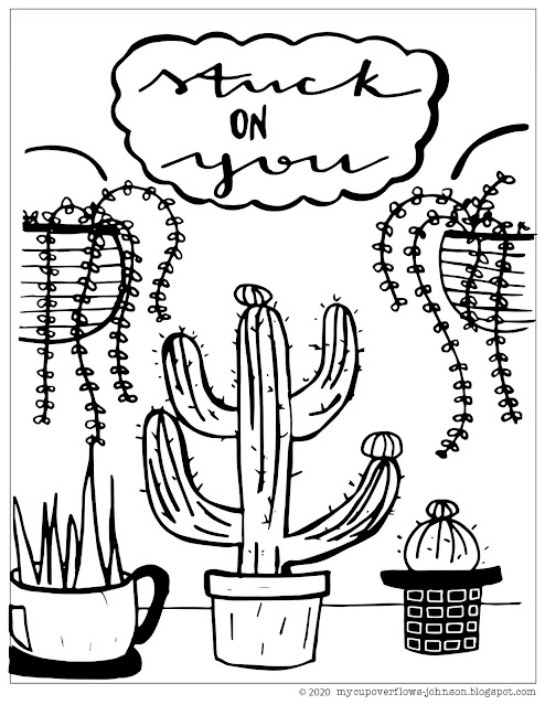 plants coloring page