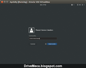 DriveMeca instalando ApricityOS paso a paso