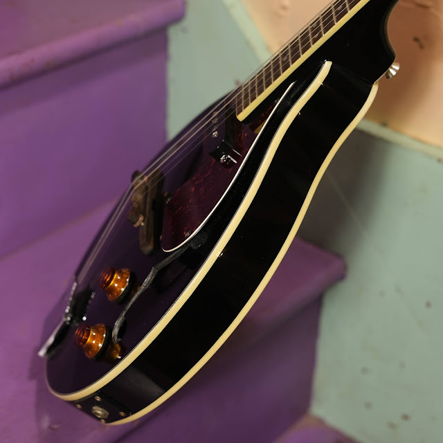 2010s Samick Greg Bennett MA-2E 4-String Electric Mandolin Conversion