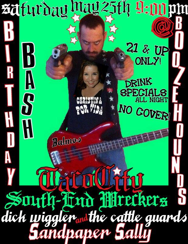 San Antonio Rocks SouthEnd Wreckers, Dick Wiggler & The Cattle