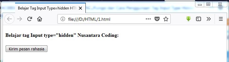 Tutorial Form HTML Part 9: Fungsi dan Cara Penggunaan Tag Input Type ...