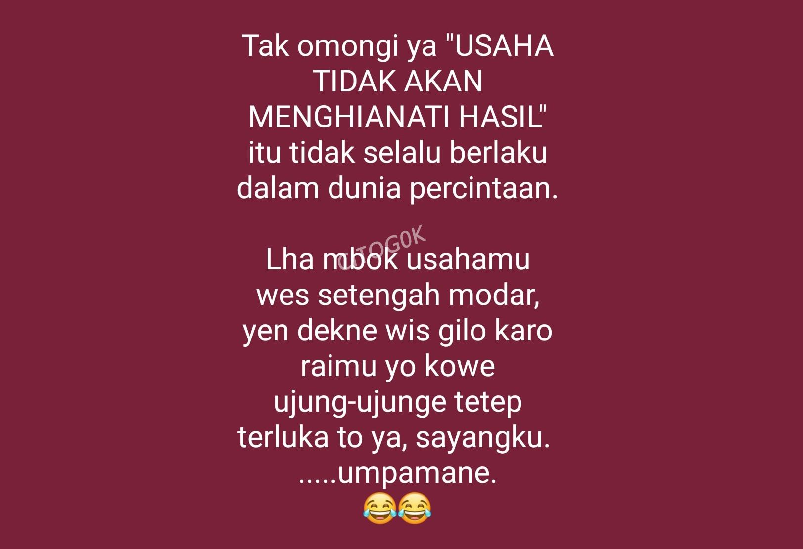 Kata kata jawa sindiran