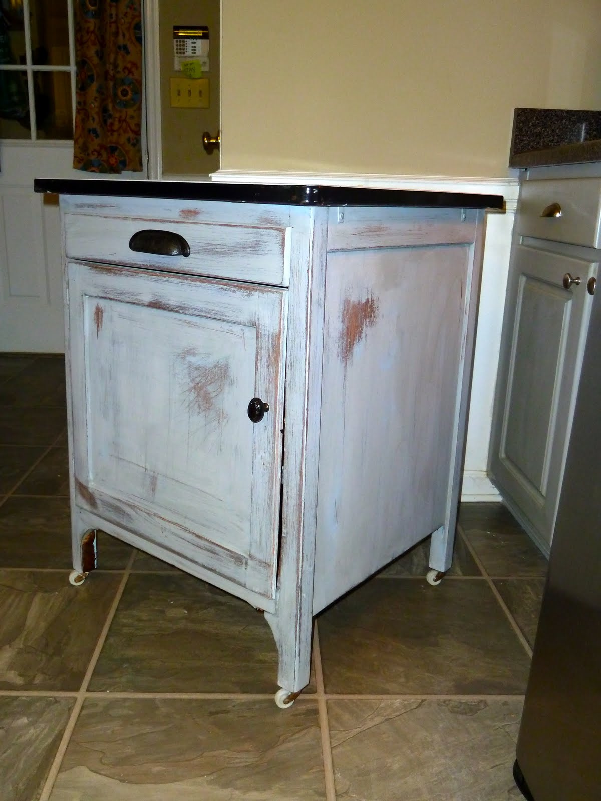 a few good pieces... vintage enameltopped