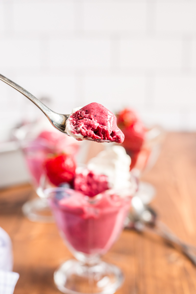 Mixed Berry Sugar-Free Frozen Yogurt