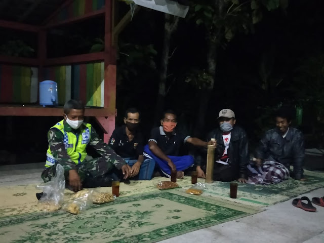 Ciptakan Situasi Aman dan Kondusif Babinsa Cawas Patroli Wilayah