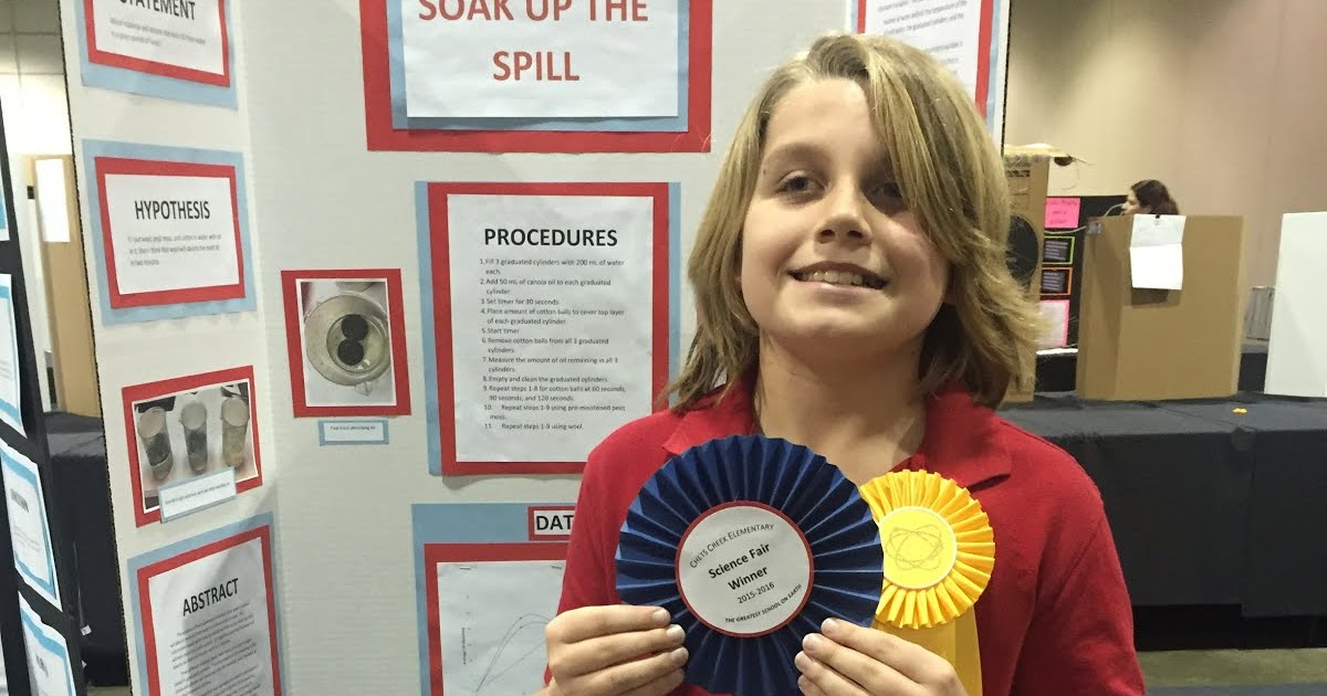 5th Grade District Science Fair Winners!