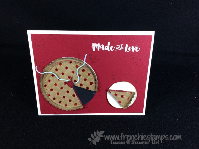 Basket Weave, Paper Cherry Pie, Apron Builder framelits, Stampin'Up!