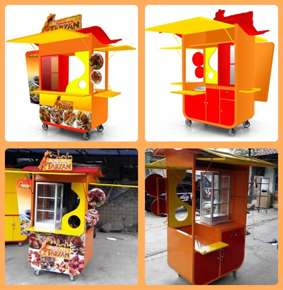 Gerobak Siomay Rp 4.500.000 | Gerobak usaha bandung