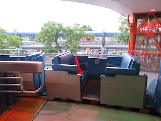 Peoplemover Ride Vehicle With Cone Tomorrowland Disney World