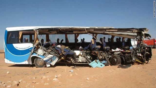 Egypt bus crash, Bus crash, Edfu