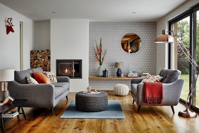 Modern Scandinavian living room interior designs