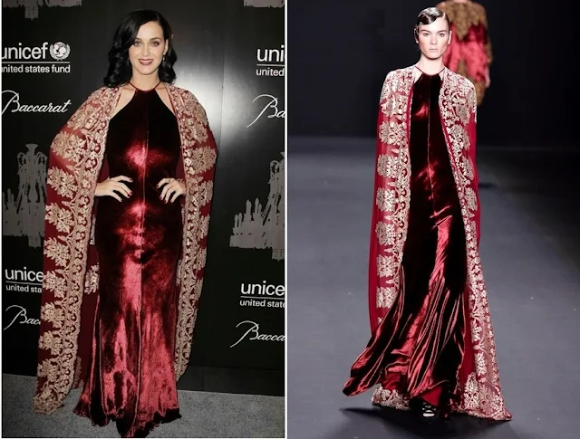 Katy Perry in Naeem Khan (Fall 2013) – 9th Annual UNICEF Snowflake Ball