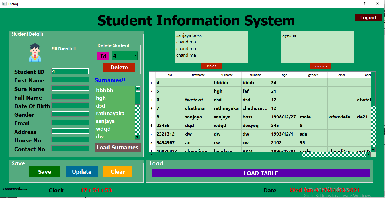 Student Information System(Customize)