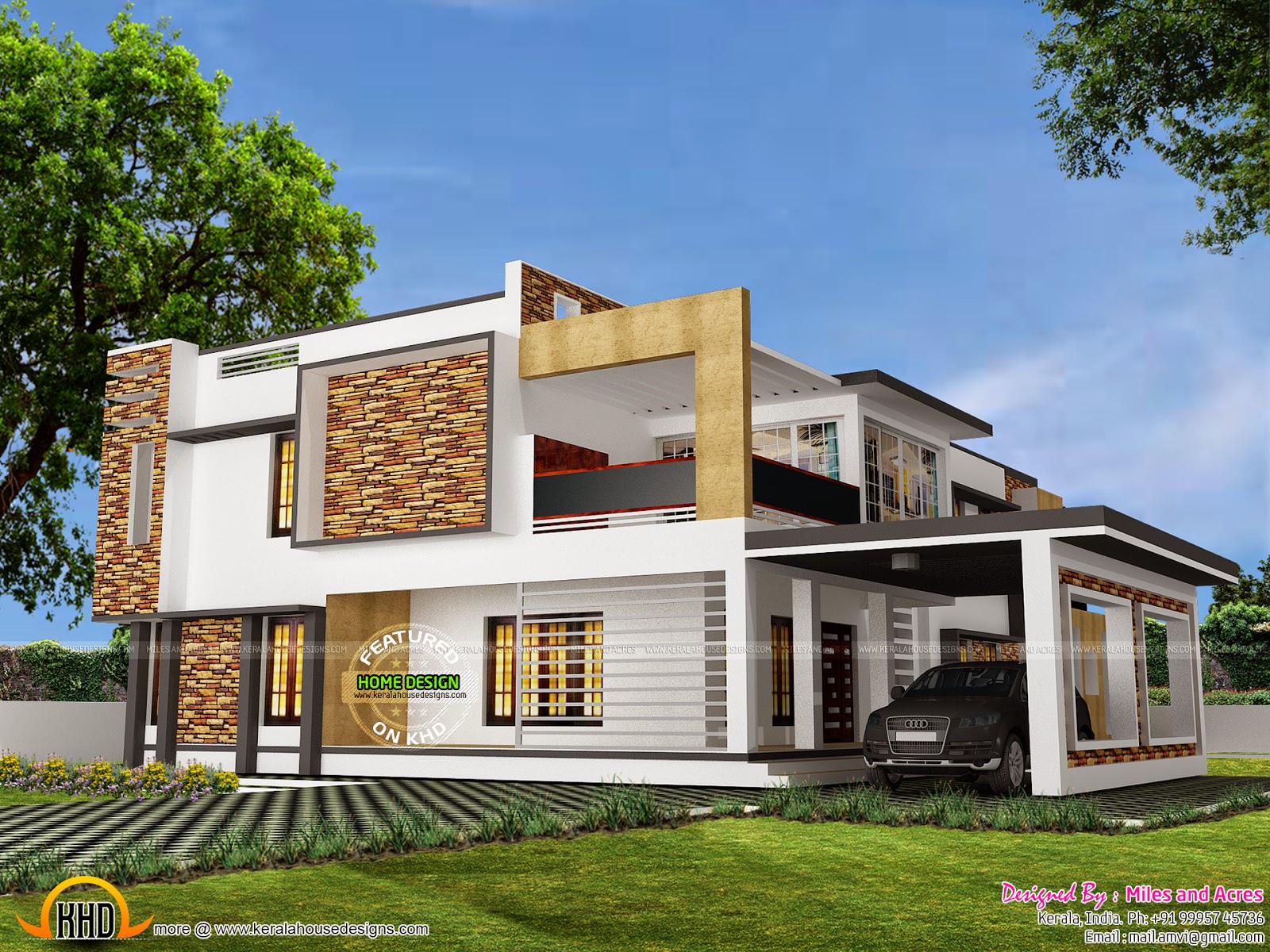 Luxury house with floor plan - Kerala Home Design and Floor Plans - 9K ...