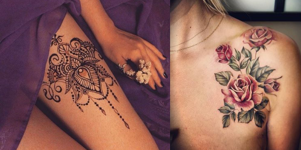 Cute Back Tattoos For Females