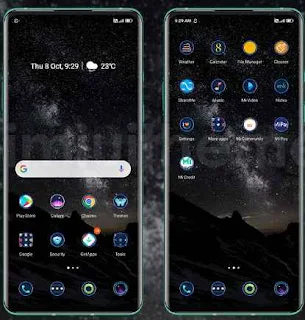 Kumpulan Tema Dark Mode Xiaomi Tembus Aplikasi