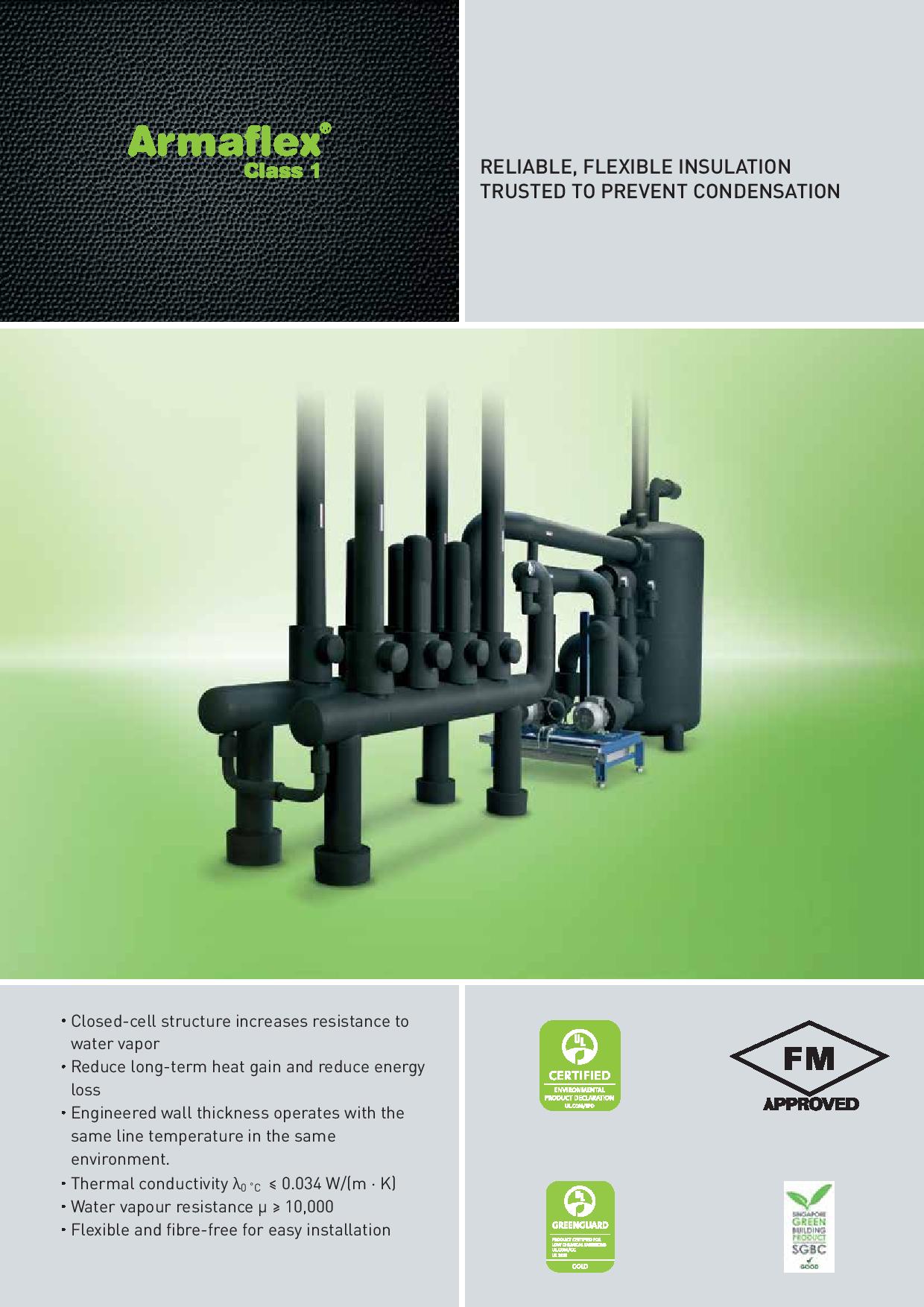 ARMAFLEX RUBBER PIPE INSULATION