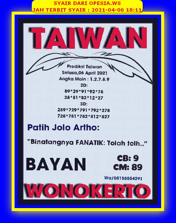 Syair Harian Hk 6 April 2021 Kode Syair Sgp Hk Sd Motesia Syair Harian Hk 6 April 2021 Kode Syair Sgp Hk Sd Motesia