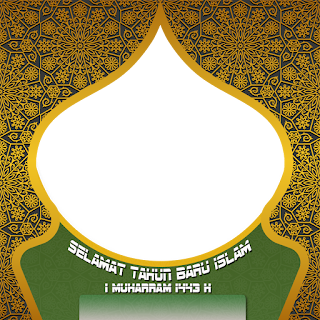 twibbon ucapan selamat tahun baru islam 1 muharram png - kanalmu