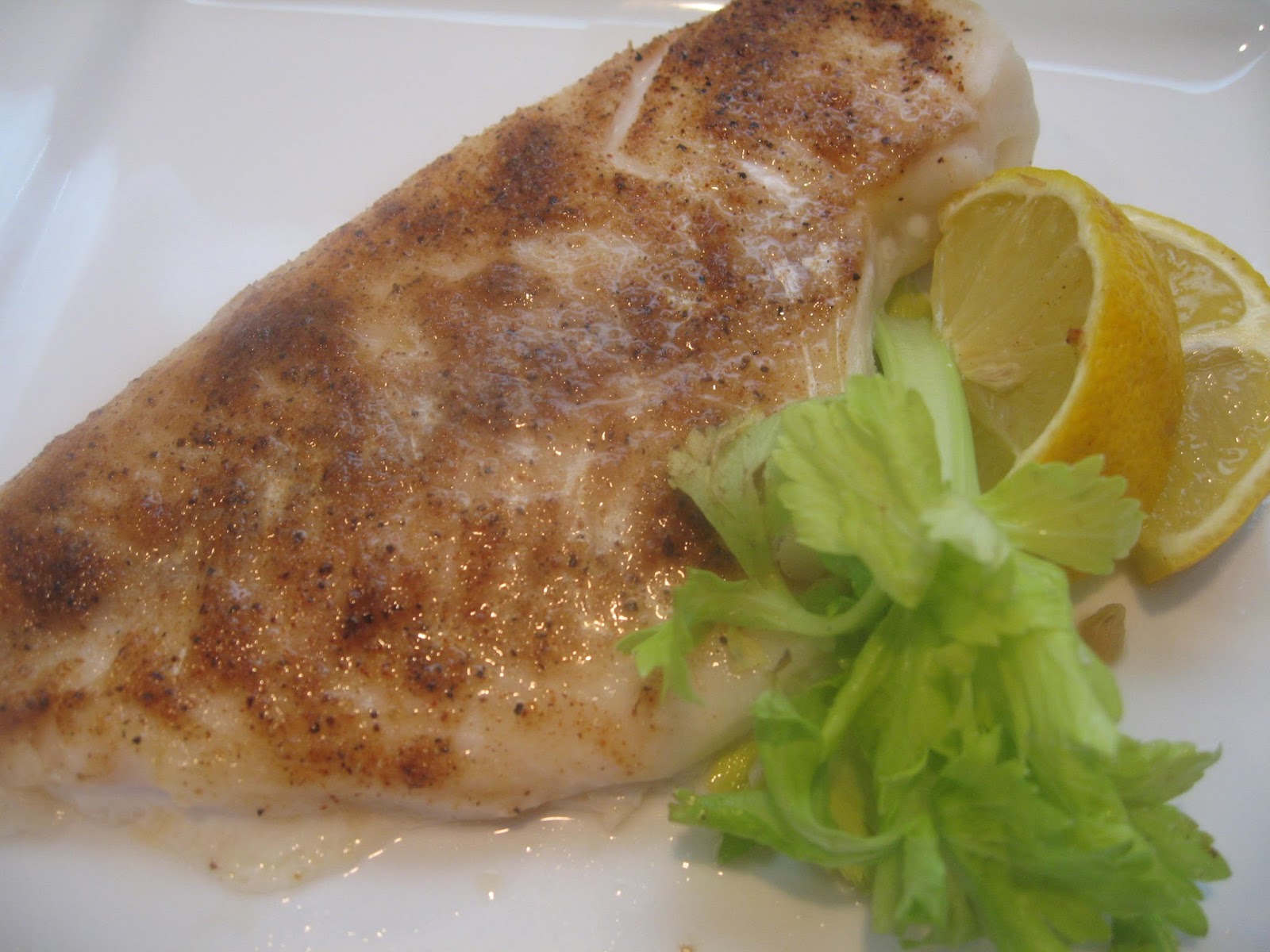 Lulu Cooks and Tells Simple Low Fat, Low Carb Broiled Haddock
