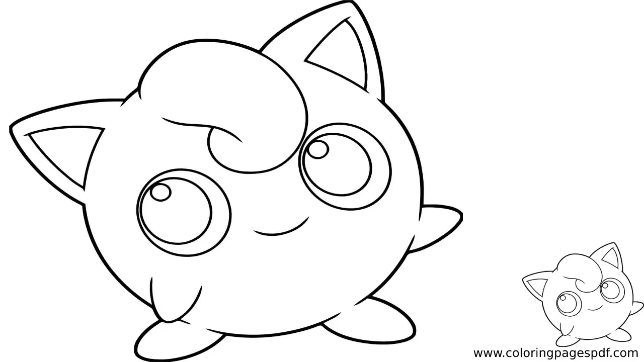 Coloring Page Of Jigglypuff