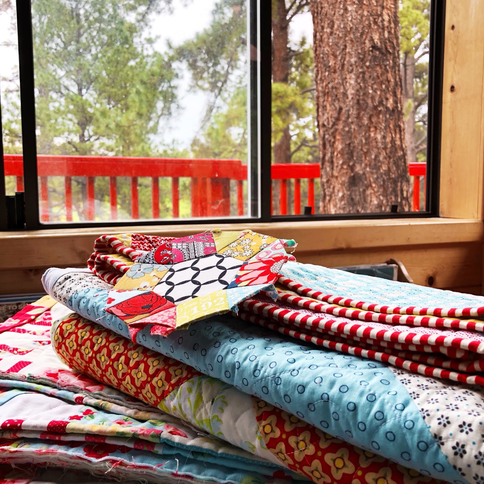 Splish Splash Stash some mountain quilting