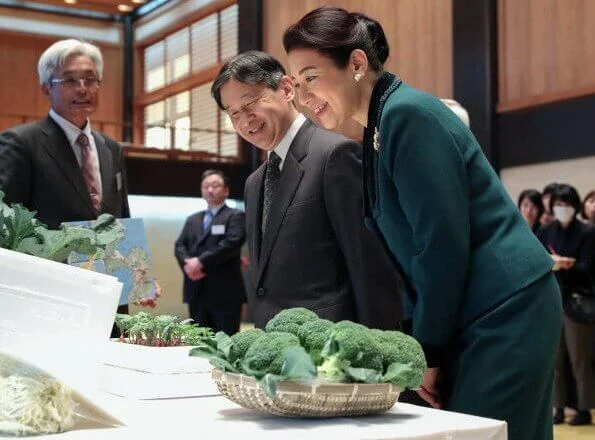 The 58th Agriculture, Forestry and Fishery Festival Awards. Emperor Naruhito, Empress Masako and Aiko visited Ryogoku Kokugikan