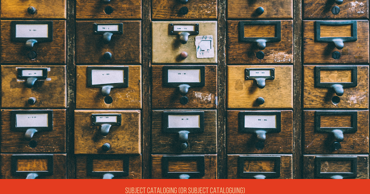 Subject Cataloging