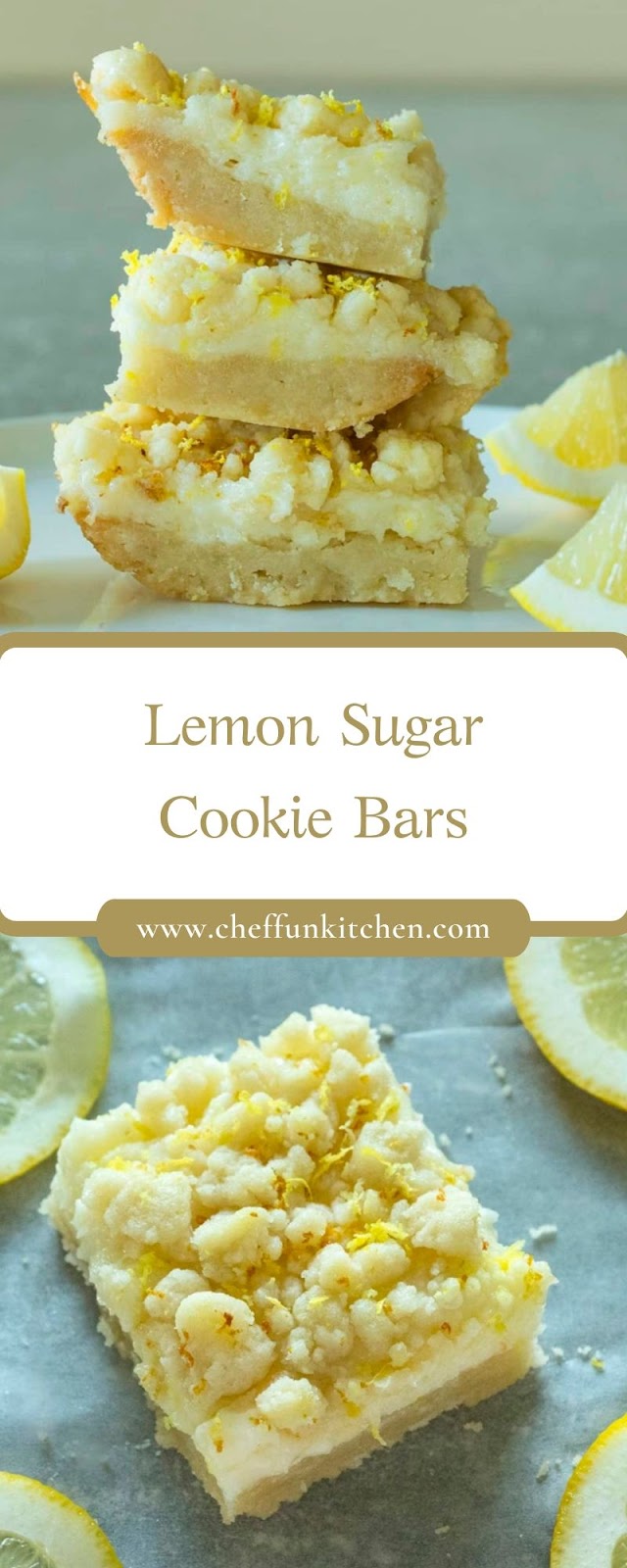 Lemon Sugar Cookie Bars