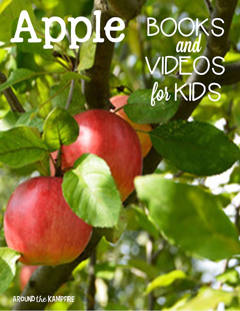 Apple books and videos to include with your apple activities~The apple life cycle time lapse video is the most beautiful I've seen!