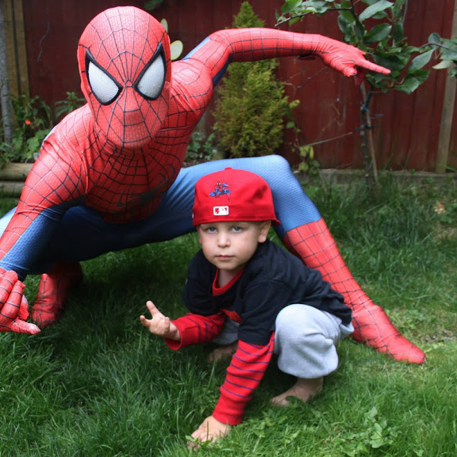 Video : 脳幹腫瘍で、医師から余命1年と宣告された5歳のジェイデン君のお誕生日会に、息子の大好きなヒーローのスパイダーマンに変身し、アクロバチックに登場してくれたアメイジング・パパのマイク・ウィルソンさん ! !