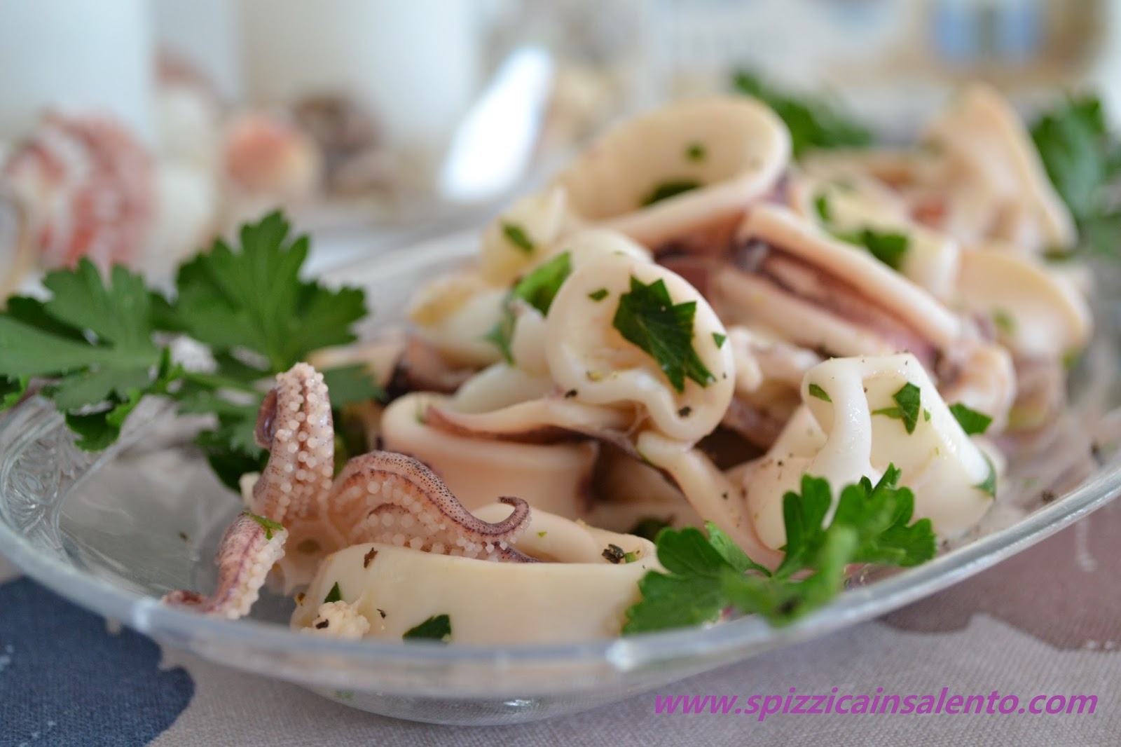 Spizzica In Salento Insalata Di Mare Calamari Seppia Polpo