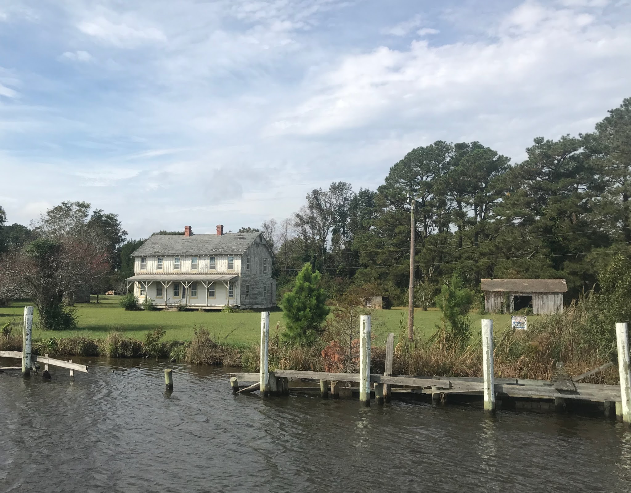 Sailing Intermezzo Broad Creek NC, Here Comes Zeta