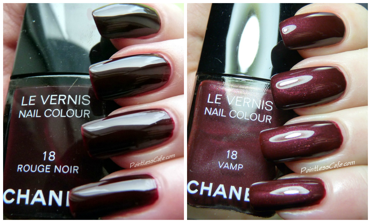 Marias Nail Art and Polish Blog: Chanel Rouge Noir 18 - first released in  1994 and was part of the Vamp Triology collection