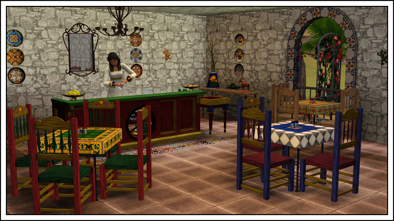 My Sims 3 Blog: Mexican Restaurant by Sandy
