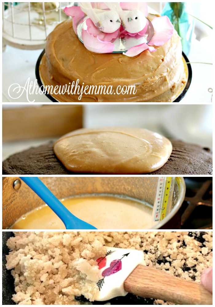 Old Fashioned Homemade Caramel Icing At Home with Jemma