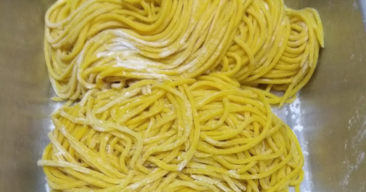 Elinluv's Tidbits Corner Homemade Yellow Egg Noodles