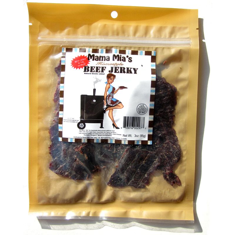 Mama Mia's Beef Jerky Original Beef Jerky Reviews